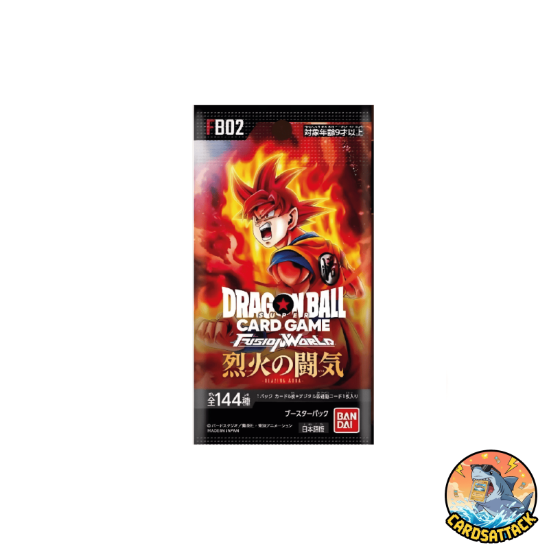Dragon Ball Fusion World [FB02] Blazing Aura Sealed Booster Pack (JAP)
