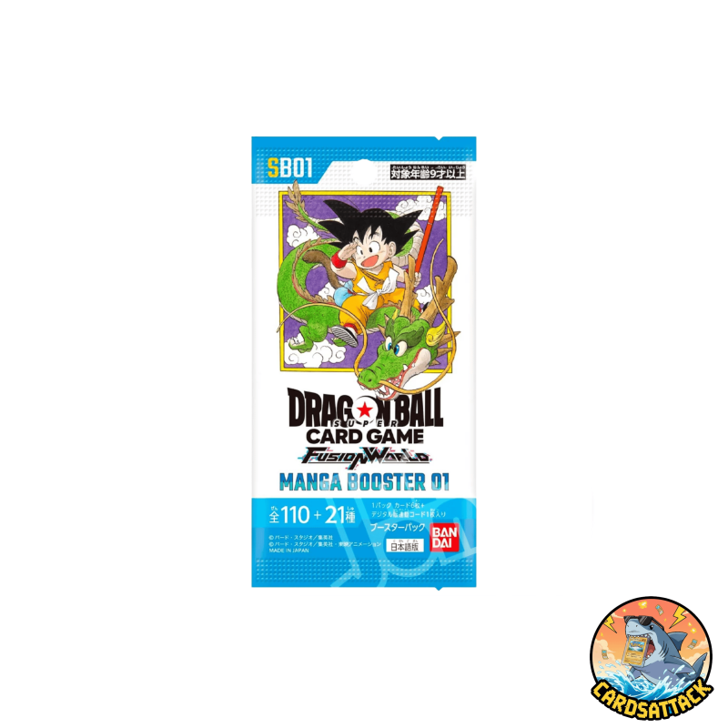Dragon Ball Fusion World [SB01] Manga Booster 01 Sealed Booster Pack (JAP)